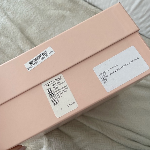 Mach and Mach crystal pink block chunky heel strappy shoe size 39.5 - Picture 7 of 13